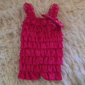 Baby 👶🏼 Ruffle Romper Size 6 Months